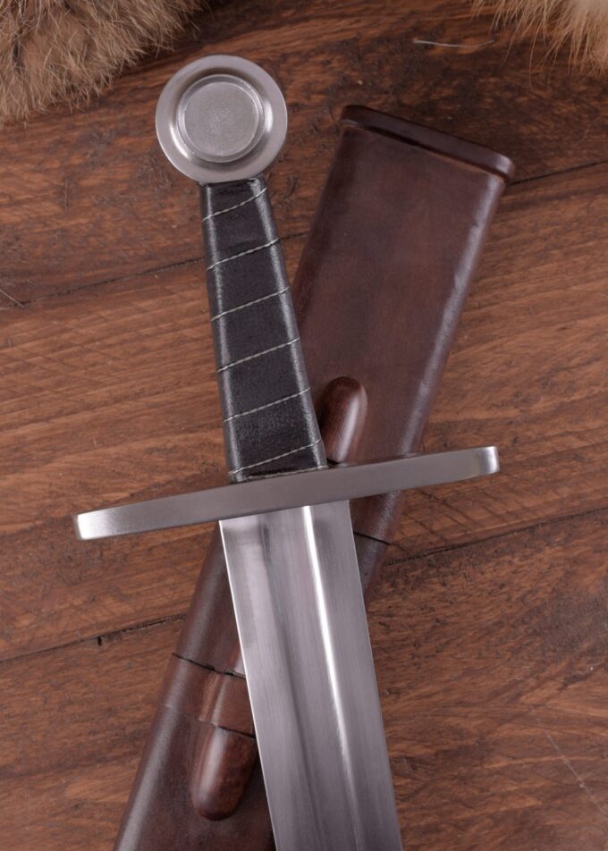 Høj middelalderligt sværd med skede, Practical (Blunt)