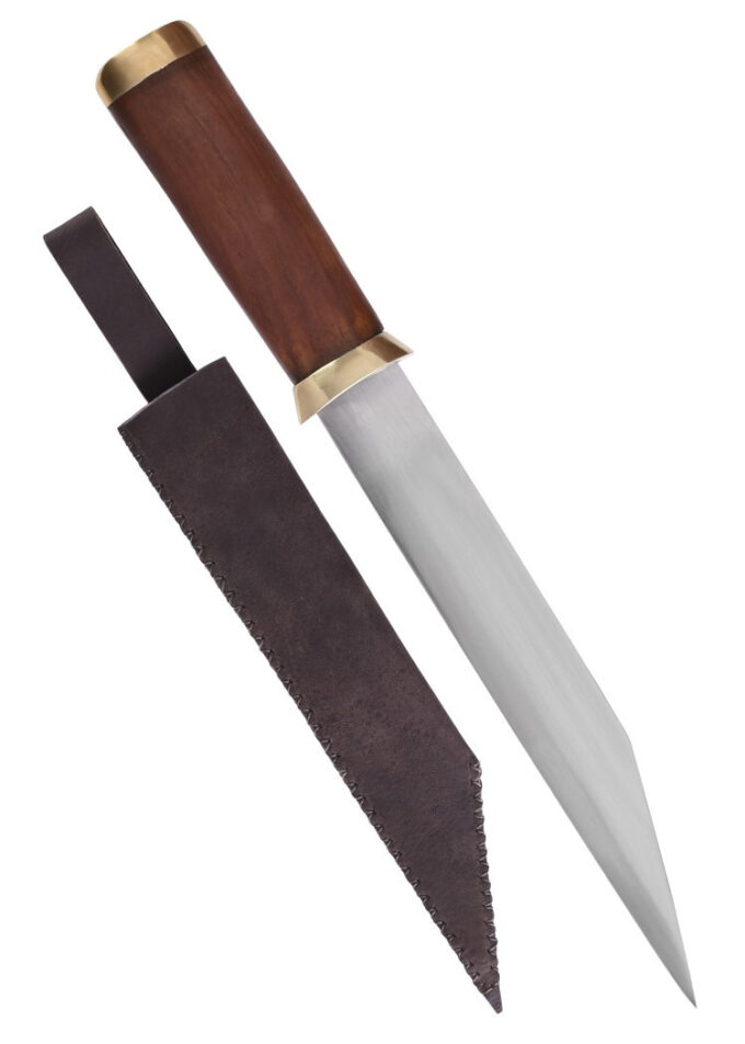 Vikinge Sax kniv med kulstof stål klinge