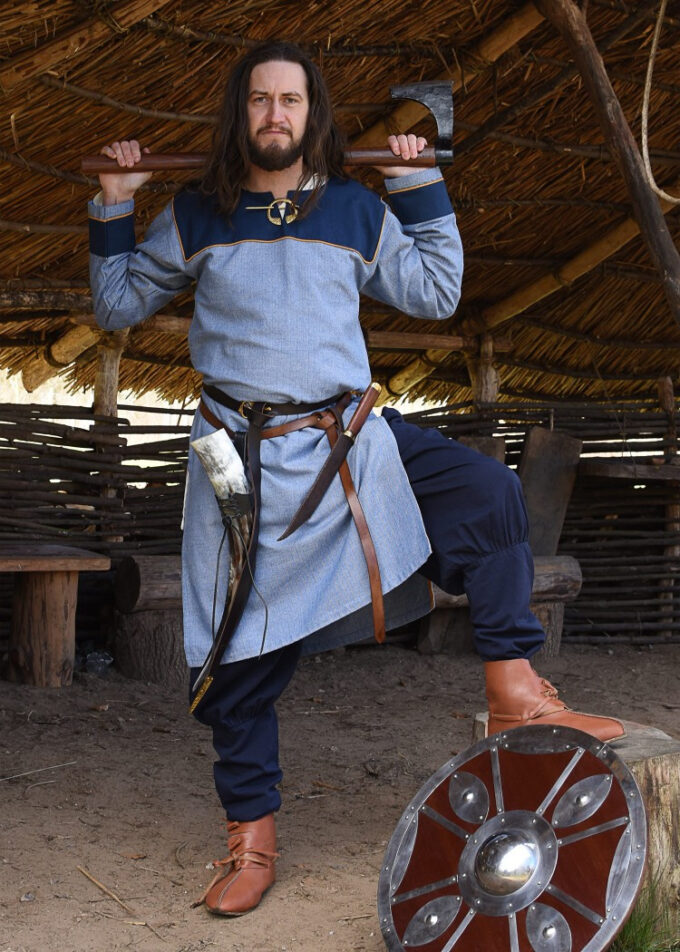 Vikinge bukser / Rus bukser Olaf, blå