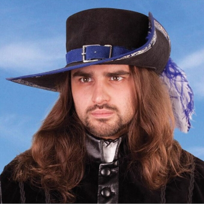 Windlass - Ruskind musketeer hat - Blå
