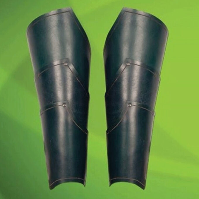 Windlass - Elver læder benbskyttere - Grøn