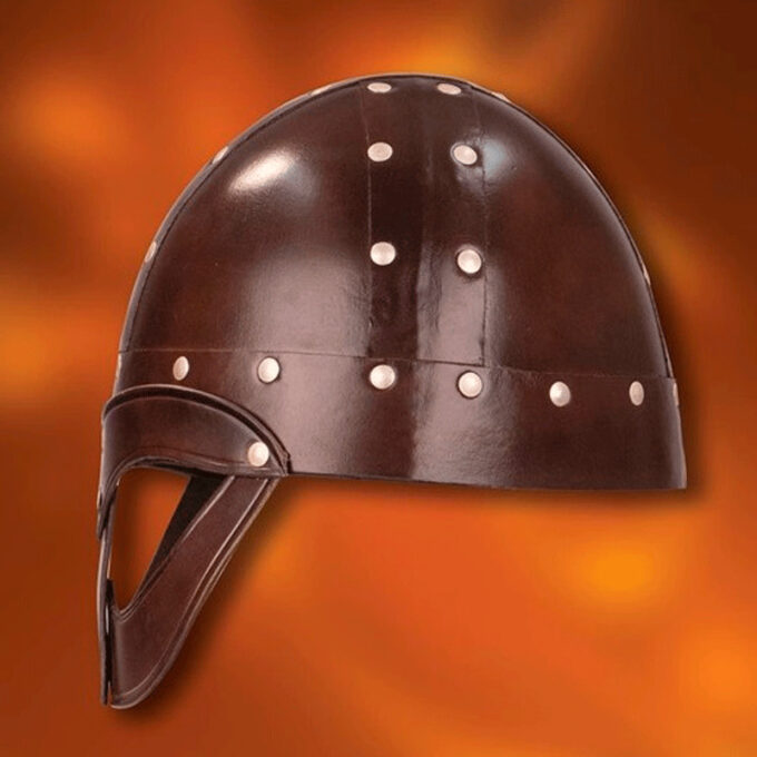 Windlass - Læder vendel vikinge hjelm