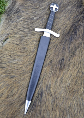 Tempelridder dolk med skede - practical