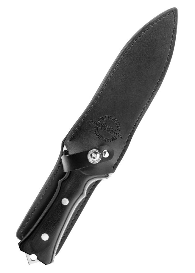Gil Hibben - Legacy Back-Up Knife med læderskede