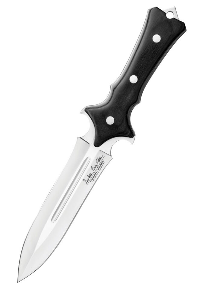 Gil Hibben - Legacy Back-Up Knife med læderskede