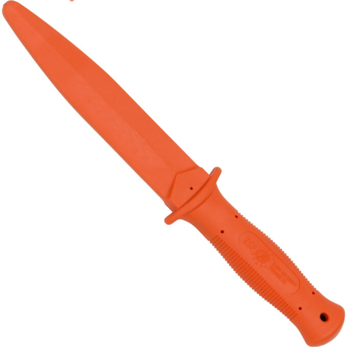 BLACKFIELD - Kunststof træningskniv i orange, hård