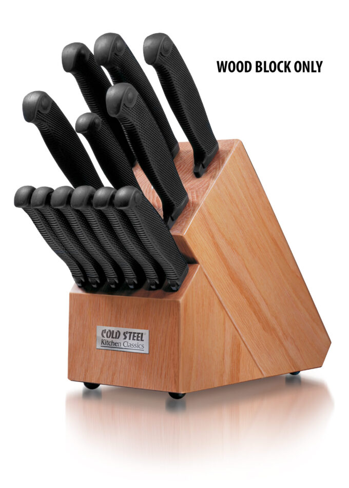 Cold Steel - Kitchen Classics, Wooden Knife Block, uden knive