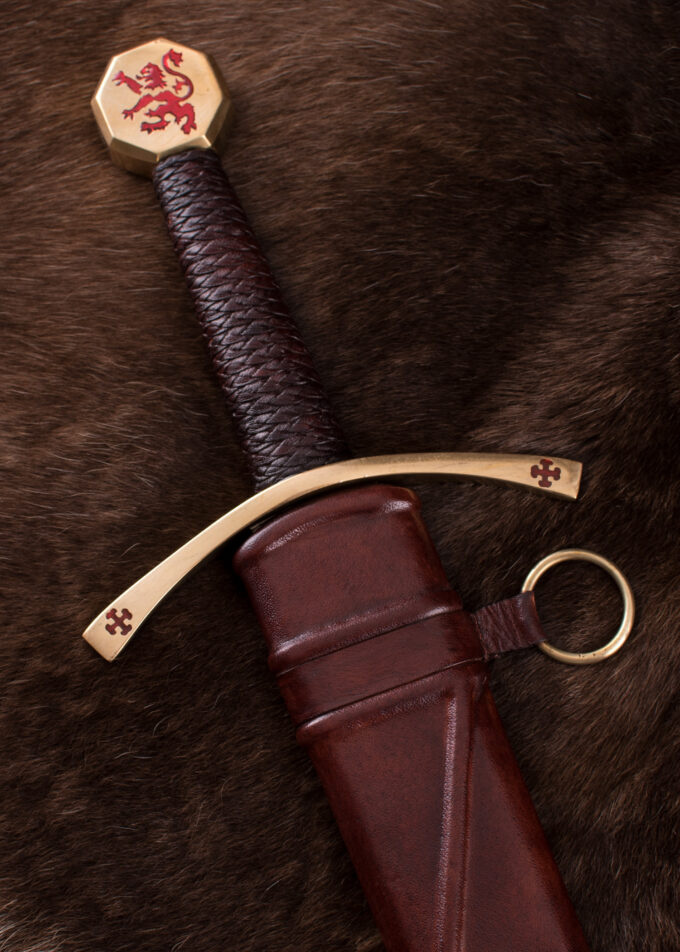 Bruce sværd, middelalderligt ethåndssværd med skede