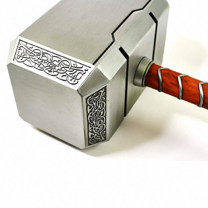 Thor's Hammer 'Mjölnir' med LED-stander
