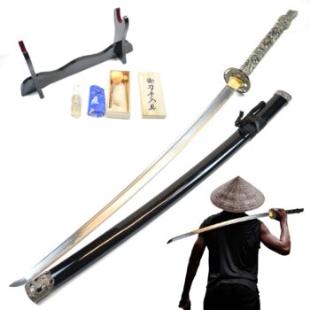 Highlander Duncan Macleod Katana - handforged & folded, Set